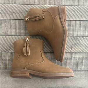 Epic Threads Brown Kids Boots with Star Tassel